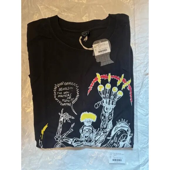 NWT Brain Dead x Them Masters Of Flow T-Shirt, Black, Size: Medium - Picture 2 of 5